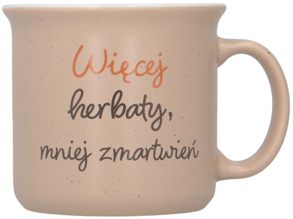 Kubek ceramiczny malowany środek 0,55l widok 2