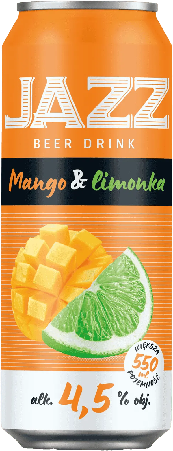 Napój piwny Jazz mango limonka 0,55l 4,5% puszka widok 1