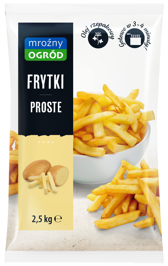 Frytki proste Mroźny Ogród 2,5kg widok 1
