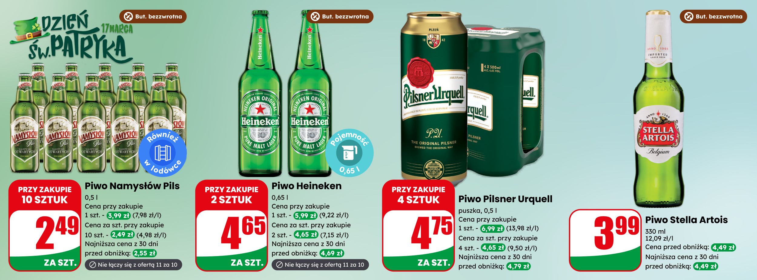 Dzień św. Patryka - 17 marca