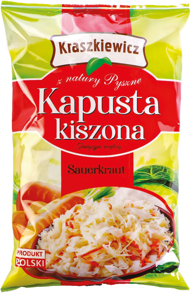 Kapusta kiszona Kraszkiewicz 1kg/800g widok 1