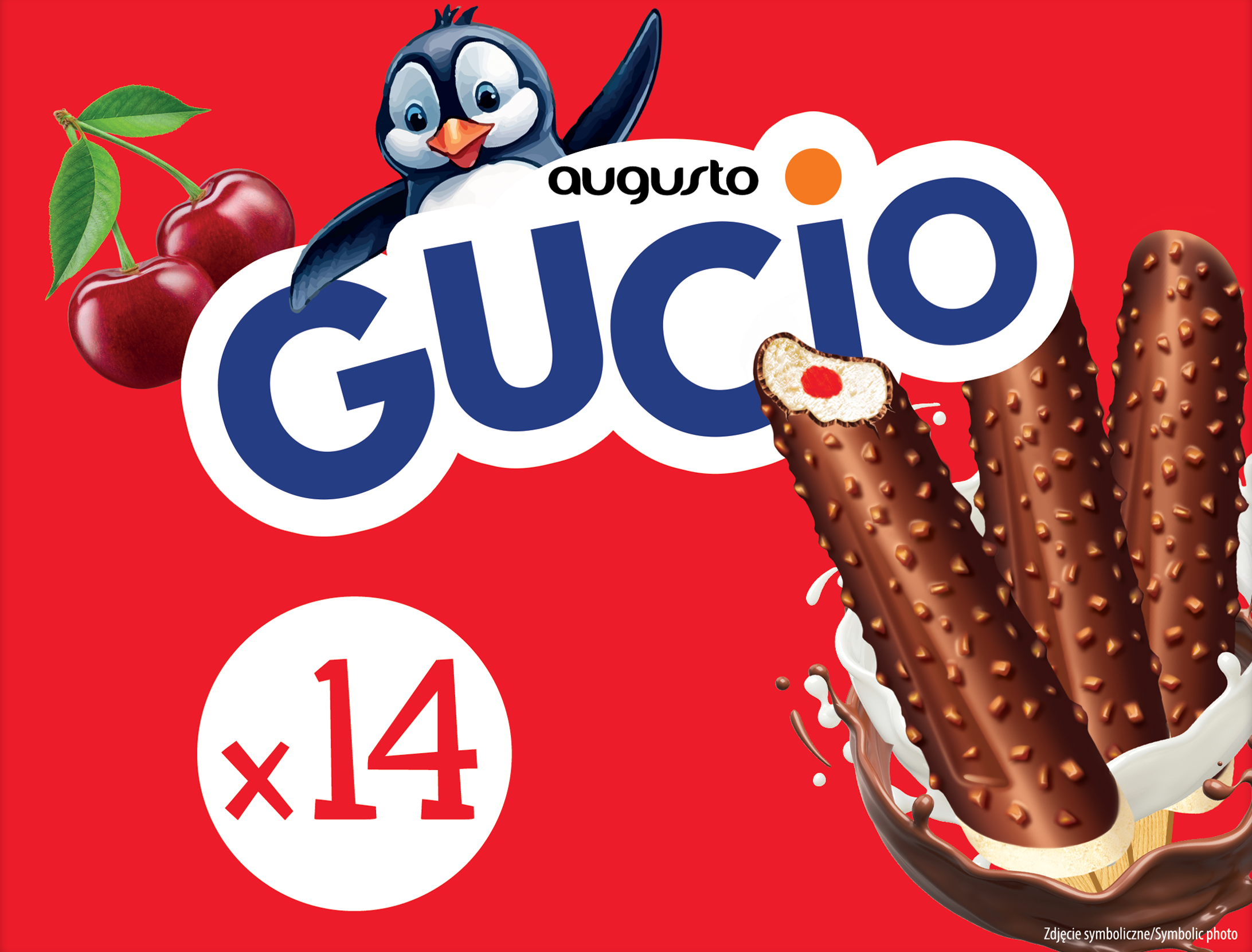 Lody multipack Gucio Augusto 14x52ml widok główny