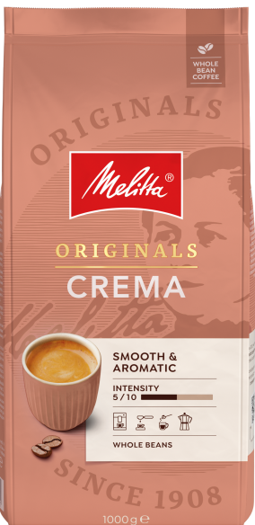 Kawa ziarnista Crema Melitta 1kg widok główny
