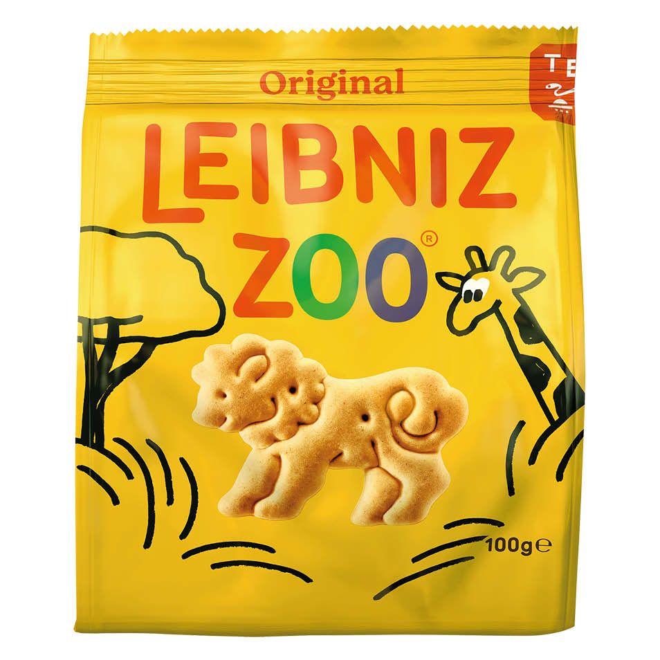 Herbatniki zoo Leibniz Bahlsen 100g widok 1