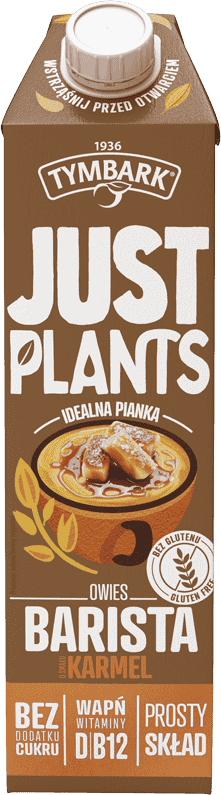 Napój owsiano karm. Just Plants Barista Tymbark 1l widok 1