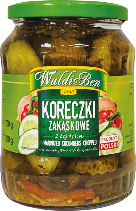 Koreczki zakąskowe Waldiben 700/350g widok główny 