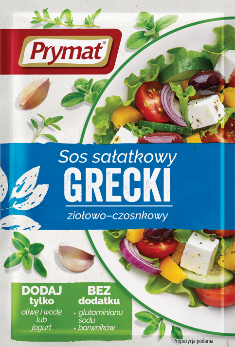 Sos sałatkowy grecki Prymat 9g widok 1