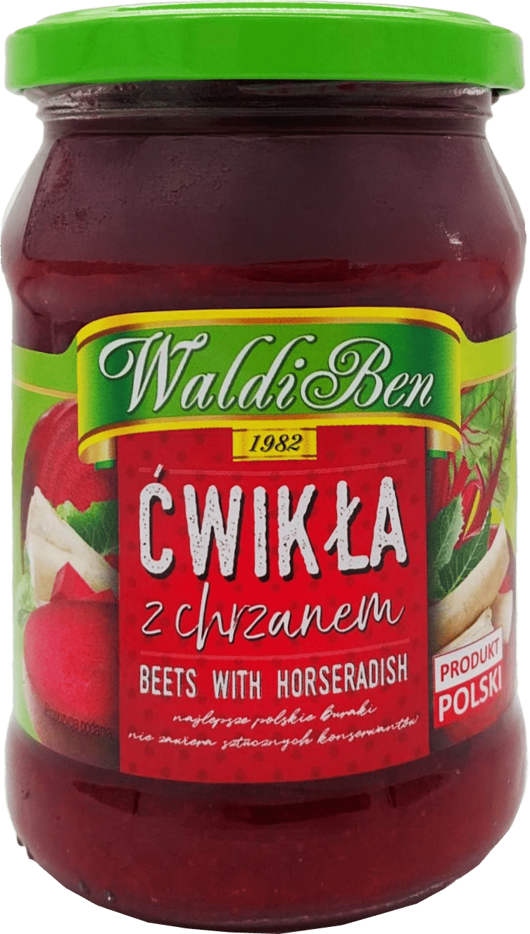 Ćwikła z chrzanem Waldiben 500g widok 1
