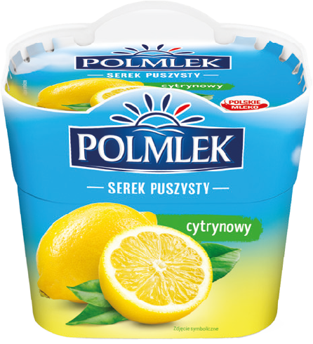 Serek puszysty słodki Polmlek 150g mix widok 1