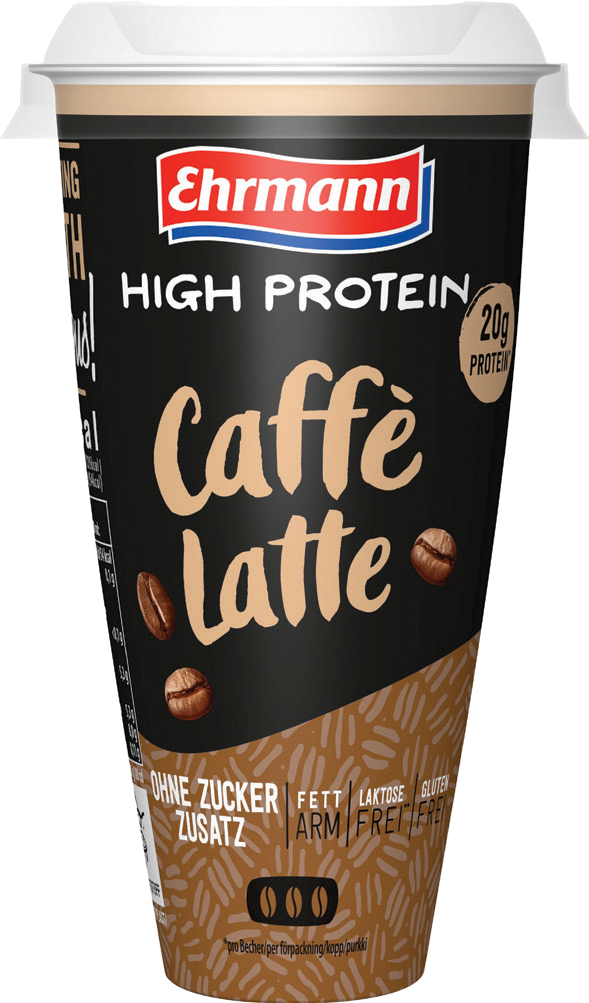 Napój mleczno-kaw. prot. caffe latte Ehrmann 250ml widok 1