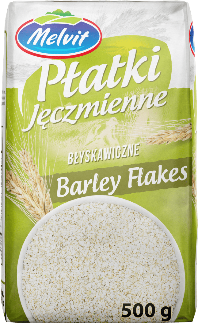 Płatki jęczmienne błyskawiczne Melvit 500g widok 1
