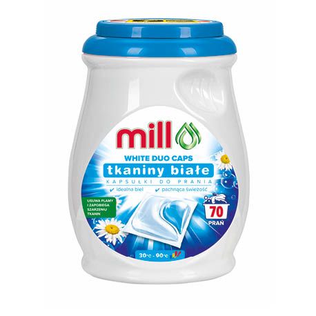 Kapsułki do prania białych tkanin Mill 70szt widok 1