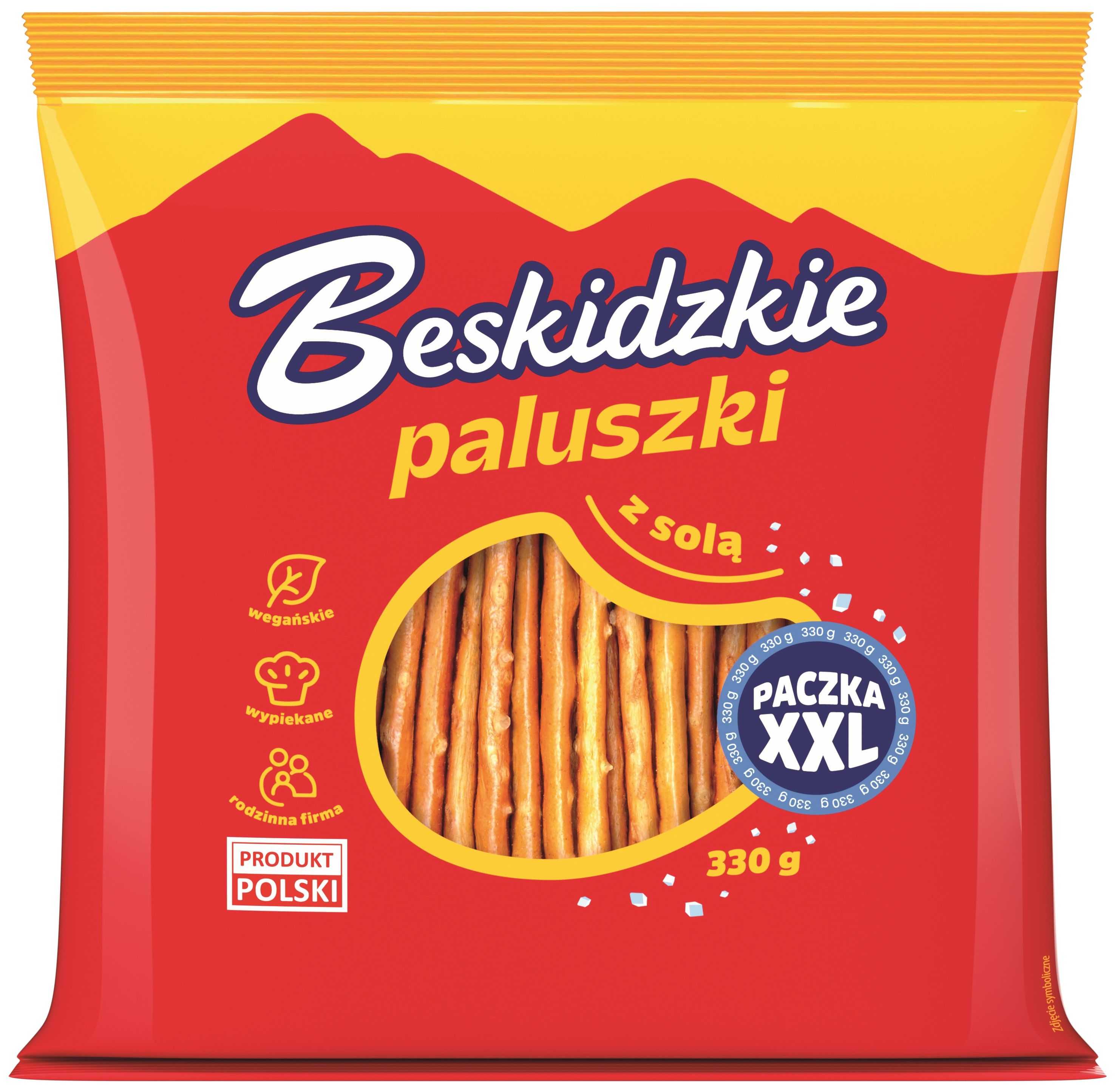 Paluszki z solą Beskidzkie 330g widok główny
