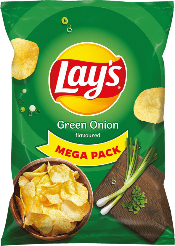 Chipsy zielona cebulka Lay's 200g widok główny