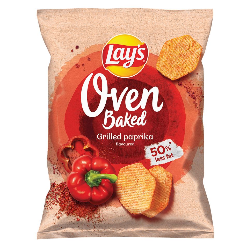 Chipsy grillowana papryka Lay's Oven Baked 180g widok 1