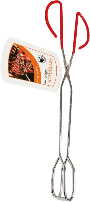 Szczypce nożycowe czerwone Grill&Chill widok 1