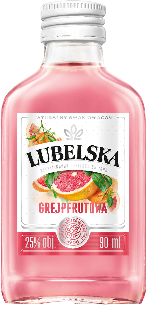 Likier Lubelska grejpfrutowa 90ml 25% widok 1