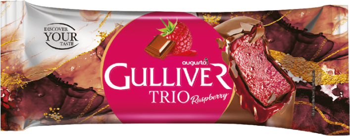 Lody na patyku karm/cze/mal Gulliver Trio 90ml mix widok główny