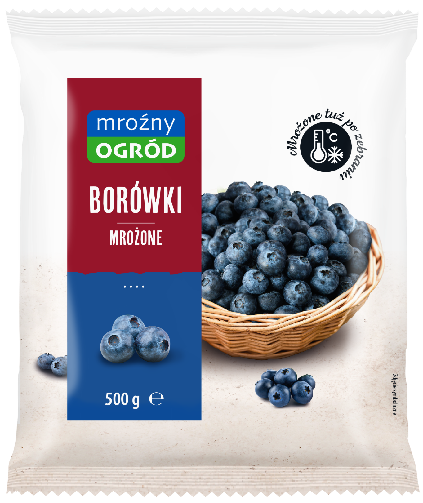 Borówki mrożone Mroźny Ogród 500g widok 1