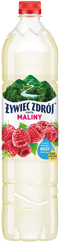 Woda niegaz. z nutą maliny Żywiec Zdrój 1,2l widok 1