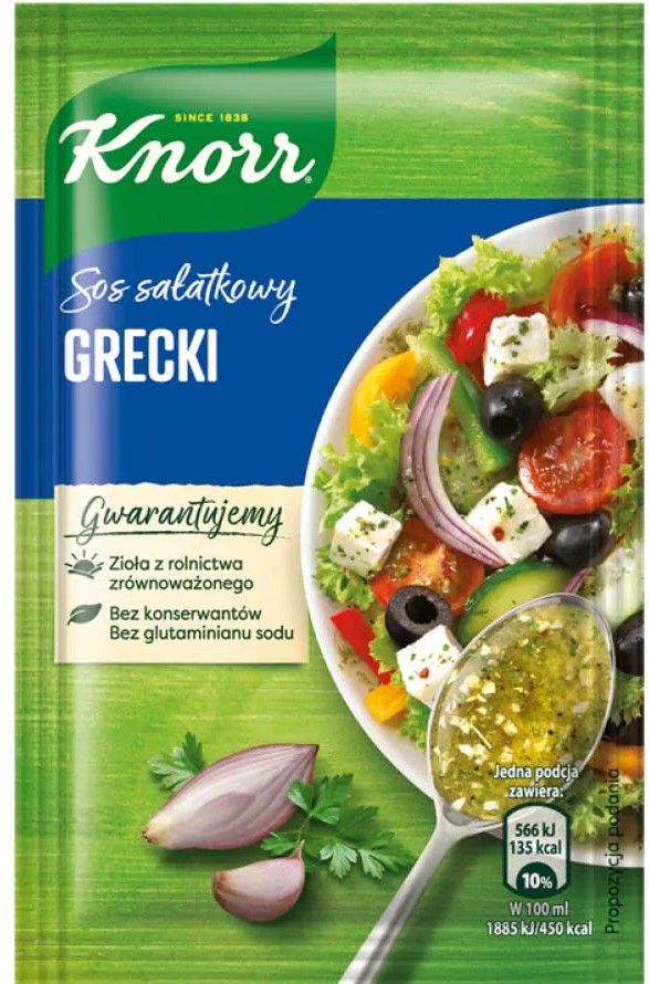 Sos sałatkowy grecki Knorr 9g widok 1