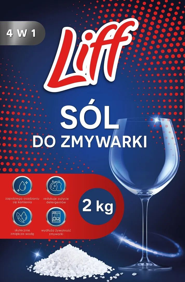 Sól do zmywarki Liff 2kg widok 1