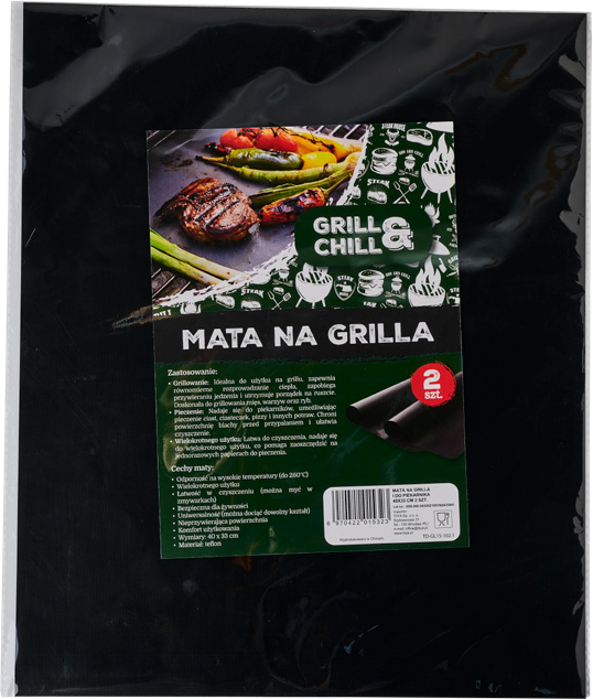 Mata na grilla i do piek. Grill&Chill 40x33cm 2szt widok 1