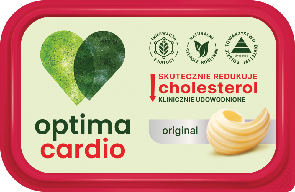 Margaryna Optima Cardio 400g widok główny