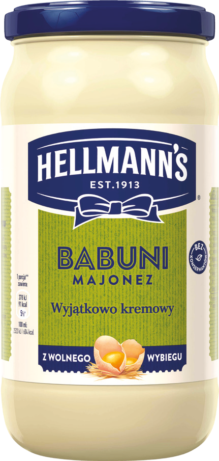 Majonez babuni Hellmann's 0,5l widok główny 