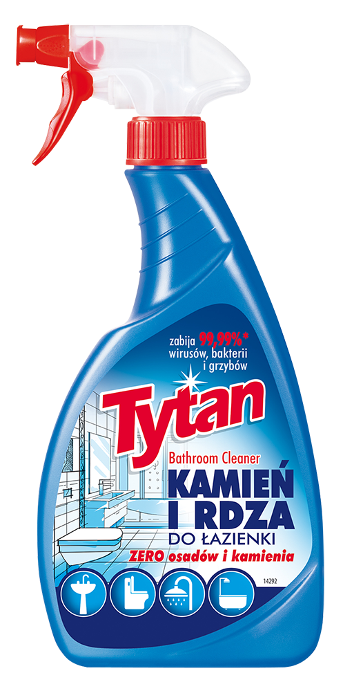 Płyn do mycia łazienek kamień i rdza Tytan 500g widok 1