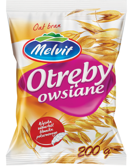 Otręby owsiane Melvit 200g widok 1