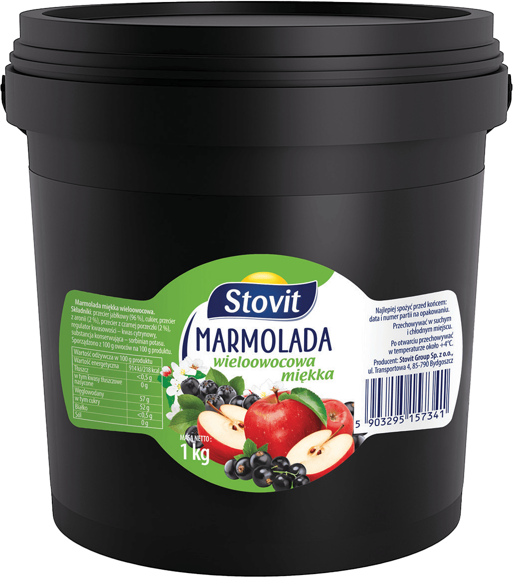 Marmolada wieloowocowa Stovit 1kg widok główny