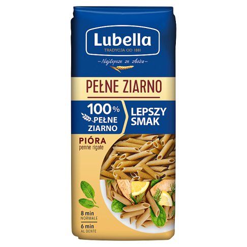 Makaron pióra pełne ziarno Lubella 400g widok 3