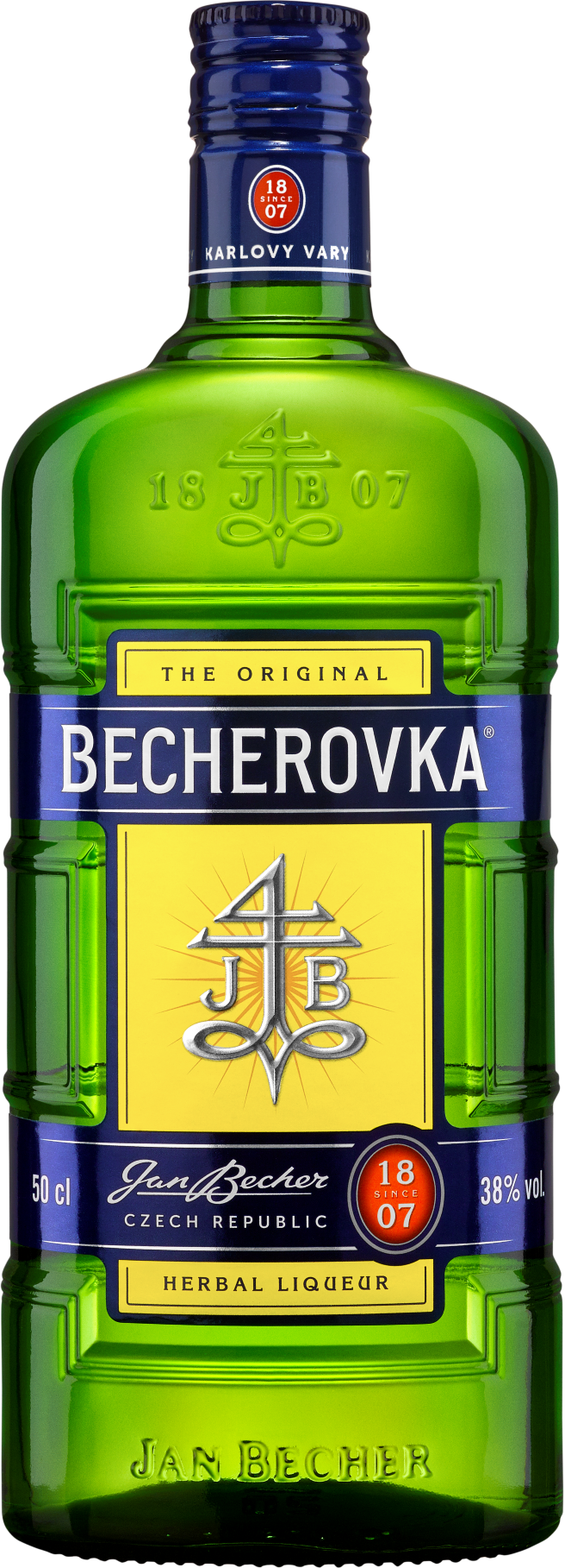 Likier Becherovka 0,5l 38% widok główny