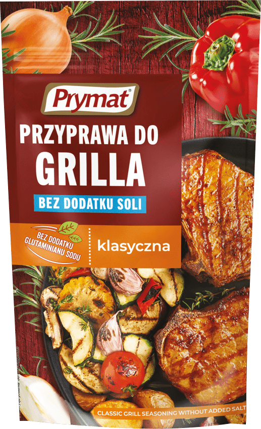 Przyprawa do grilla klasyczna bez soli Prymat 25g widok główny