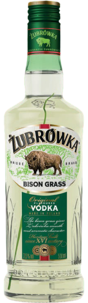 Wódka smakowa Żubrówka Bison Grass 0,5l 37,5% widok główny