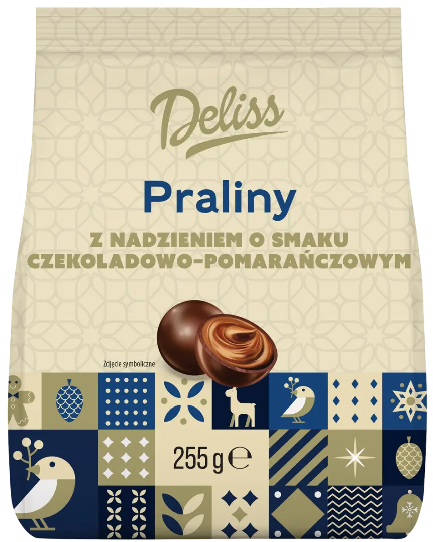 Praliny z nadz. o sm. czek. pom. Deliss 255g BN25 widok 1