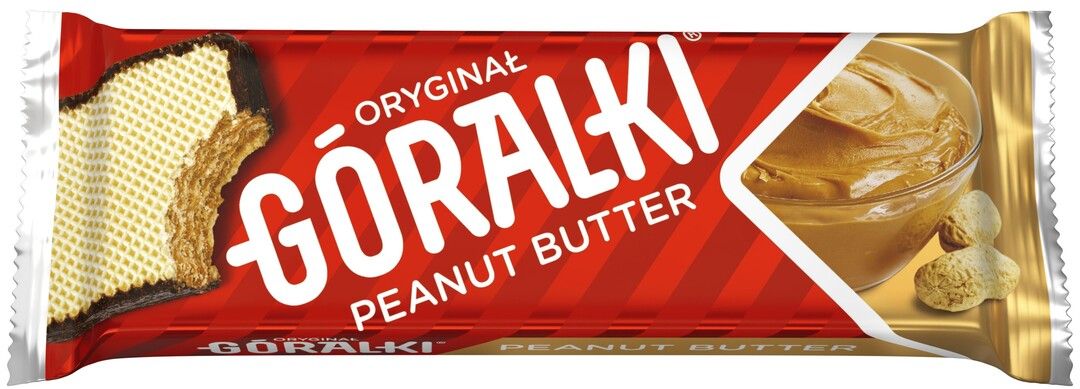 Wafelki Góralki masło orzechowe 45g widok 1