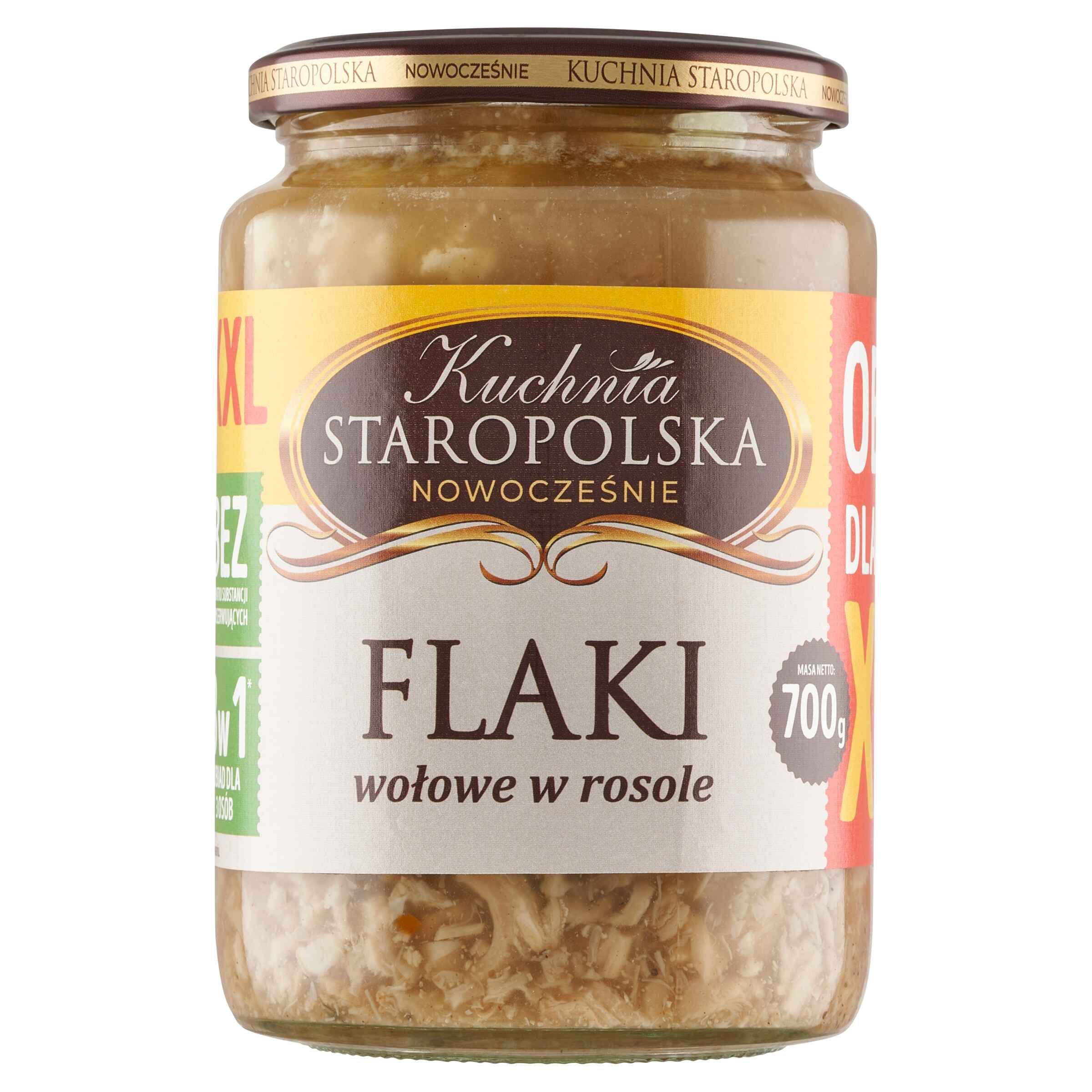 Flaki wołowe w rosole Kuchnia Staropolska 700g widok 1