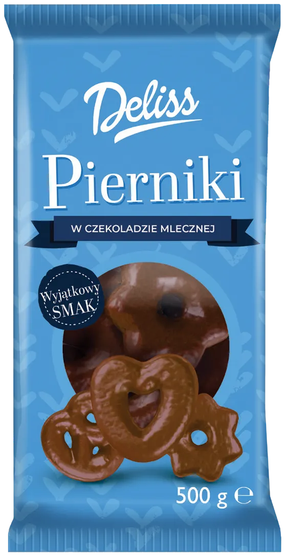 Pierniki w czekoladzie mlecznej Deliss 500g widok 1