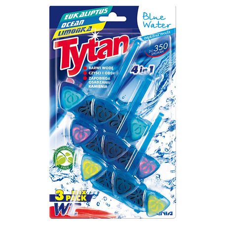 Zawieszka do wc barwiąca Tytan 3x40g widok główny