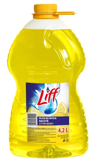 Płyn do mycia naczyń cytrynowy Liff 4,2l widok 1