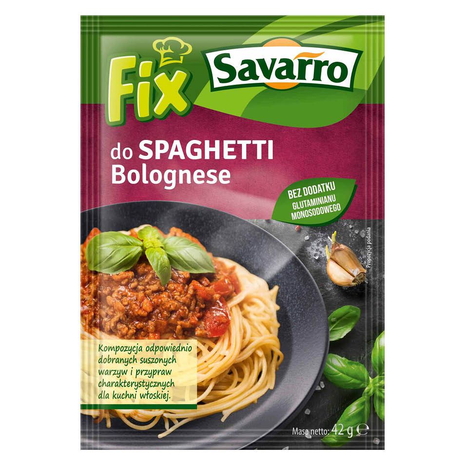 Fix do spaghetti bolognese Savarro 42g widok 1