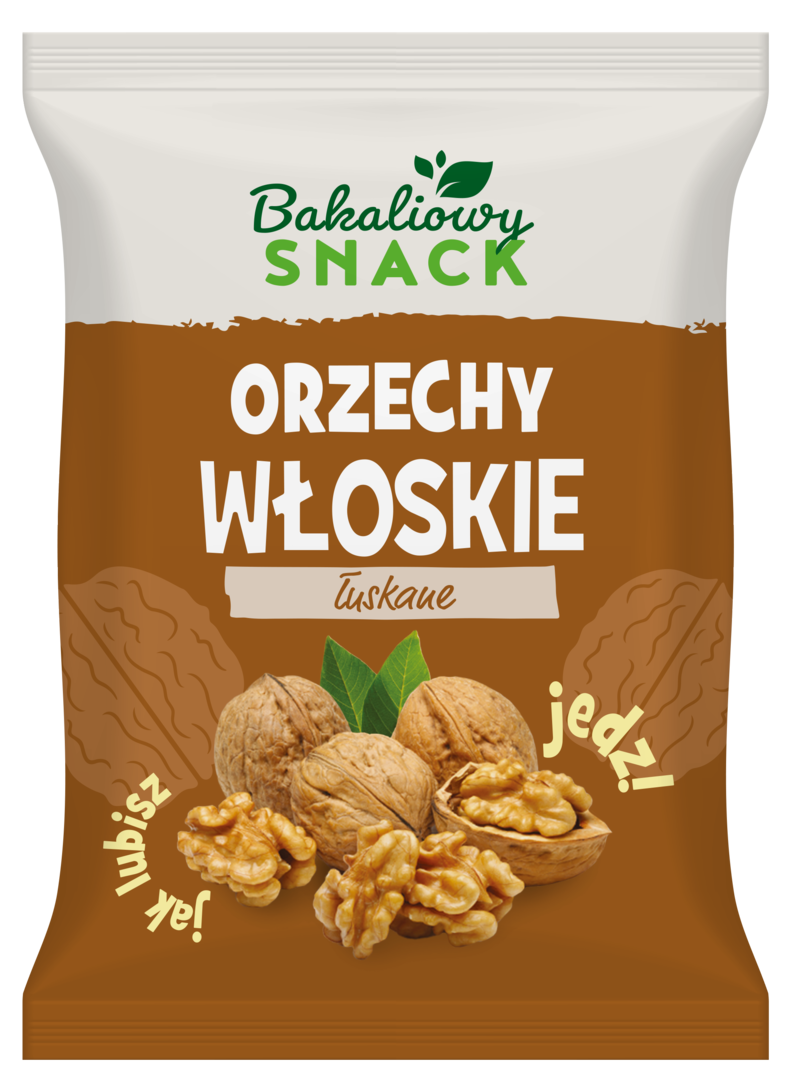 Orzechy włoskie łuskane Bakaliowy Snack 200g widok 1