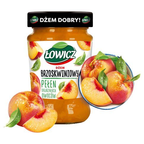 Dżem brzoskwiniowy Łowicz 280g widok 3