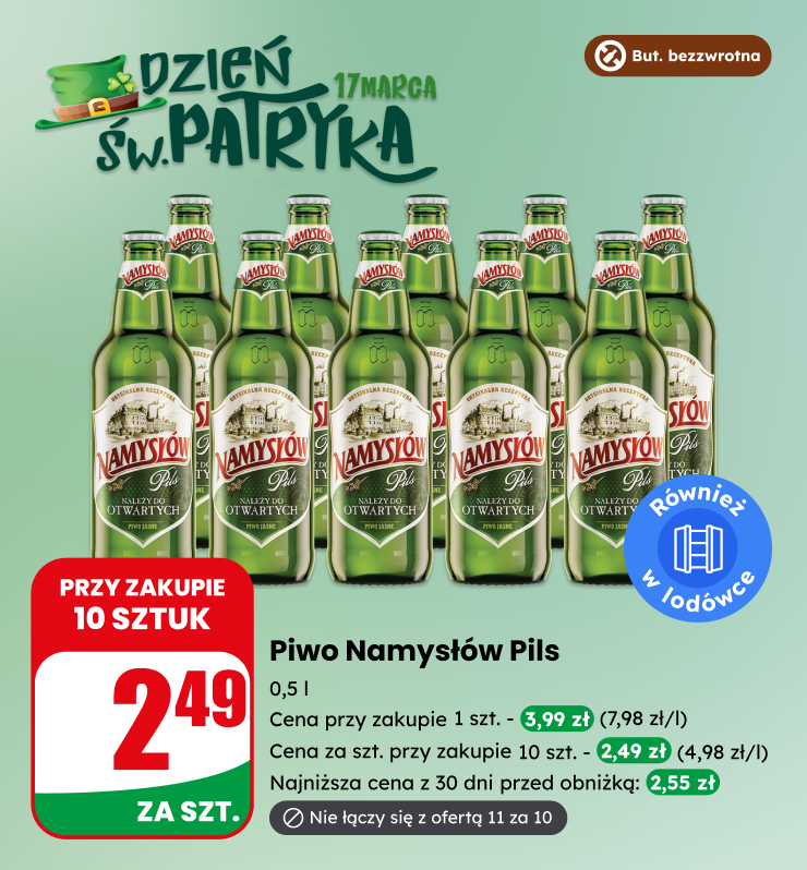 Dzień św. Patryka - 17 marca