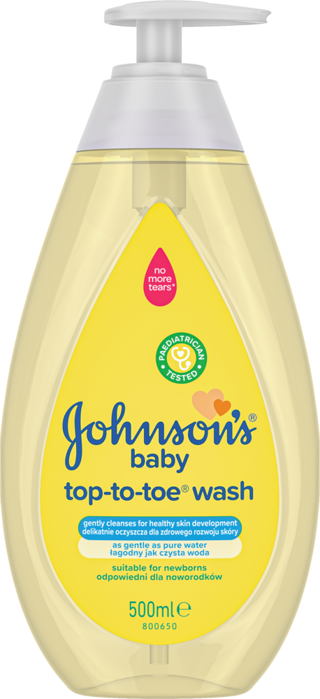 Płyn do mycia Dz 2w1 Top-To-Toe Johnson's 0,5l widok 1