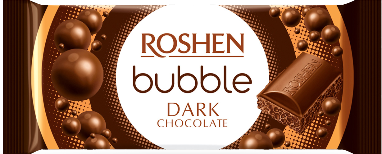 Czekolada gorzka 50% bubble Roshen 80g widok 1