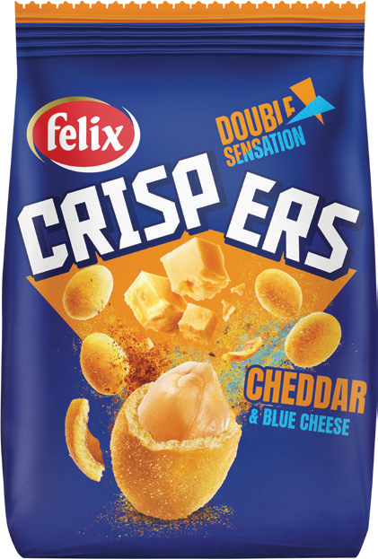 Orzeszki w skorupce Crispers Felix 125g mix widok główny