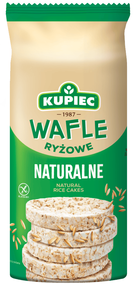 Wafle ryżowe naturalne Kupiec 120g widok 1